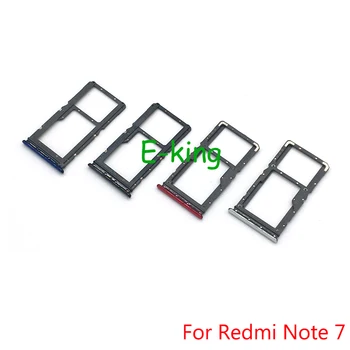 Держатель лотка для sim-карты для Xiaomi Redmi Note 7 Держатель лотка для SIM-карты Разъем адаптера Запасные Части