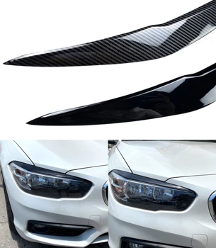 для BMW 1er F20 F21 Фейслифтинг 2015-2019 Автомобильный Сглаз Фары Брови Веки Обвесы M Performance Тюнинг Фартук Аксессуары