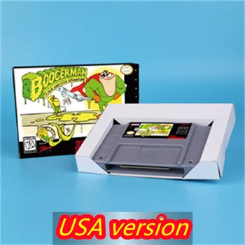 для Boogerman 16-битная игровая карта Pick and Flick Adventure для американской игровой консоли SNES версии NTSC
