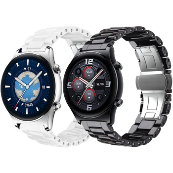 Для HONOR Watch GS 3 Высококачественный Керамический Ремешок Браслеты Для Honor Magic Watch 2 42 мм 46 мм Ремешок Для Часов Huawei GT 3 Pro На Запястье