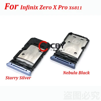 Для Infinix Zero X Pro X6811 X Neo X6810 Zero 20 X6821 Держатель для чтения sim-карт Слот для лотка для sim-карт Адаптер