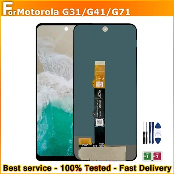 Для Motorola Moto G31 XT2173-3 ЖК-дисплей С сенсорным экраном Дигитайзер Для Motorola G31 G41 G71 Замена ЖК-экрана В сборе