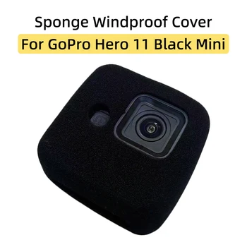 Для спортивной мини-камеры GoPro Hero 11 Black Губчатый ветрозащитный чехол из пены с шумоподавлением, чехол для лобового стекла, аксессуары Windslayer
