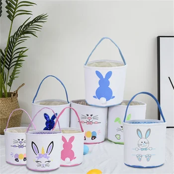 Забавные сумки с кроликом для упаковки Пасхального украшения 2023 Сумка для свадебных подарков для гостей, упаковка продуктов, ткань для конфет на день рождения с сюрпризом