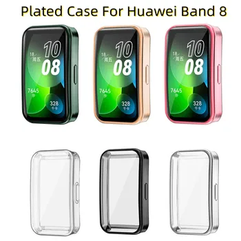 Защитная пленка для экрана Huawei Band 8 с полным покрытием из мягкого ТПУ со стеклянным покрытием для Huawei Band 7 8 6 Honor Band 6 Case