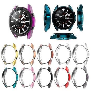 Защитное стекло с мягкой рамкой из ТПУ, защитная оболочка с полным краем для Samsung Watch3 Galaxy Watch 3 41 мм/45 мм Защитный чехол-бампер