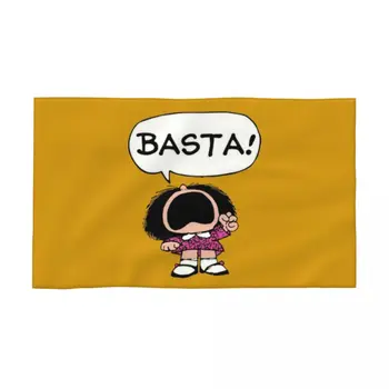 Индивидуальное полотенце для душа Mafalda Basta для ванной комнаты, спортивное полотенце для йоги, Полотенца для лица из 100% Котона