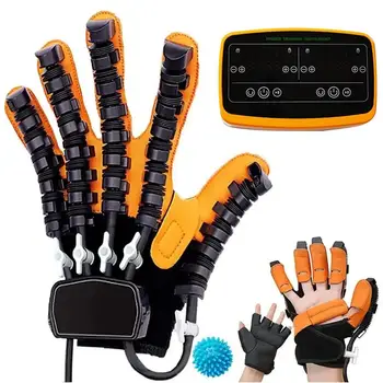 Интеллектуальные перчатки-роботы-реабилитаторы Каждый рукав для пальцев оснащен точным датчиком, поддерживающим низкочастотный импульсный массаж Для тренировки рук