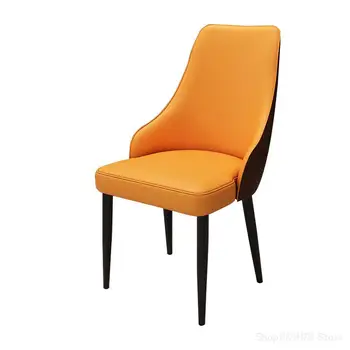 Итальянский обеденный стул в минималистичном стиле Home Simple Стул для учебы со спинкой 2021 Новая модель креативного роскошного ресторанного стула для гостиной