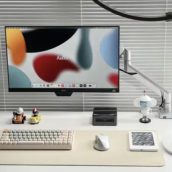 Коврик для мыши Большой офисный настольный ноутбук Клавиатура Кожаный коврик для письменного стола Большой минималистичный