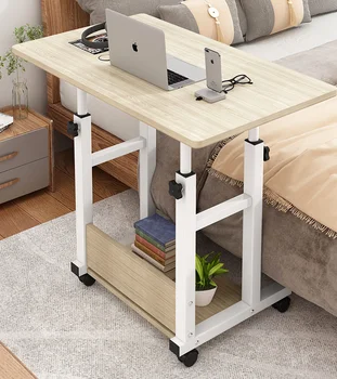 Компьютерный стол, мобильный компьютерный стол, простой маленький стол, домашний студенческий стол, простой подъемный стол в общежитии, Ленивая Гора