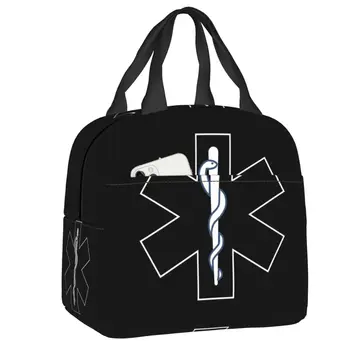 Ланч-бокс Star Of Life, герметичный Аварийный термоохладитель Emt, сумка для ланча с пищевой изоляцией для женщин, детские переносные сумки-тоут
