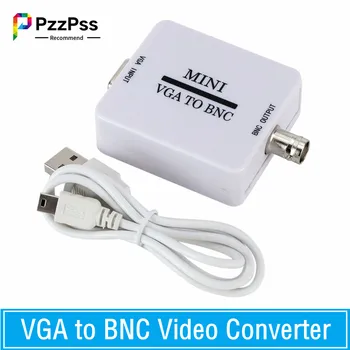 Мини-Конвертер HD VGA в BNC Видео Конвертер Box Композитный Адаптер VGA в BNC Conversor Цифровой Переключатель Box Для HDTV Монитора