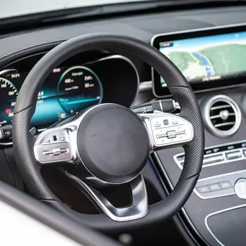 Модернизированное Новое Рулевое Колесо в Заводском стиле AMG Line 2019 + для Mercedes-Benz A/B/C/E/S/G/GLC/GLE Class 2010+