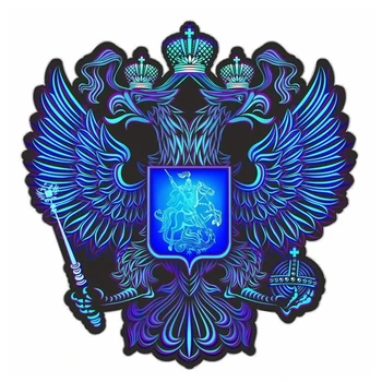 Наклейка на автомобиль с гербом России, Водонепроницаемые Аксессуары, Виниловая наклейка на бампер, заднее стекло, ноутбук