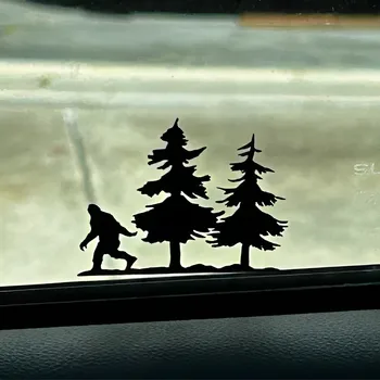 Наклейки на лобовое стекло автомобиля Bigfoot Orangutan, наклейки для стайлинга автомобилей, Аксессуары для экстерьера, Виниловые Водонепроницаемые наклейки для автомобилей и мотоциклов