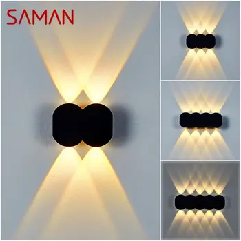 Настенные бра SAMAN, современные светодиодные светильники, наружный водонепроницаемый светильник для домашнего коридора
