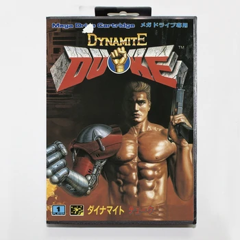 Новое поступление игровой карты DynamiteDuke 16bit MD для Sega Mega Drive/ Genesis с розничной коробкой