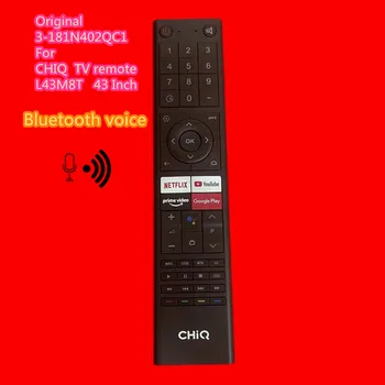 НОВЫЙ оригинал для CHIQ TV Remote L43M8T Android Smart TV Remote | 43 дюйма | Full HD | GooglePlayStore / Встроенный Chromecast | Ne