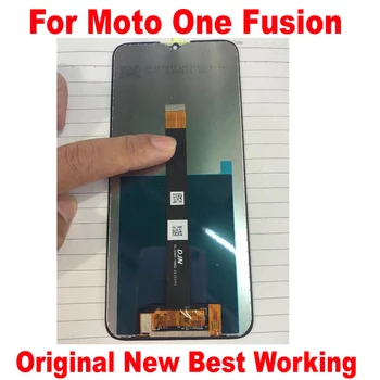 Оригинальный LTPro Лучший ЖК-дисплей с сенсорным экраном Digiziter в сборе Стеклянная сенсорная панель для Motorola Moto One Fusion Mobile Pantalla