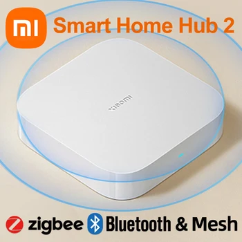 Оригинальный Xiaomi Smart Home Hub 2 Многорежимный шлюз Zigbee 3.0 Bluetooth Mesh с двойным Wi-Fi 5G 2.4G Порт RJ45 Type-C Двухъядерный процессор