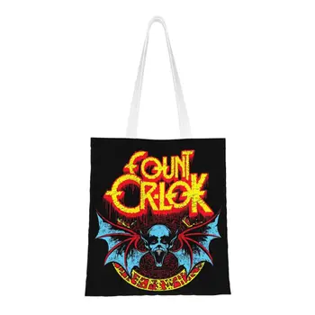 Певец хэви-метала Оззи Осборн, продуктовая сумка, сумки для покупок, женские Милые холщовые сумки для покупок через плечо, сумки большой емкости