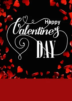 Персонализированный 5x7 футов с Днем Святого Валентина, я люблю Тебя, Красное сердце, роза, изготовленный на заказ фон для фотостудии, виниловый фон 220 см x 150 см