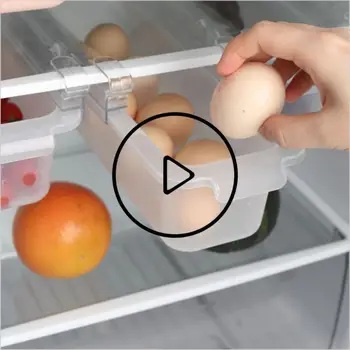 Пластиковый ящик для хранения Выдвижных ящиков холодильника, Новый Разделительный ящик для хранения, Регулируемый Ящик-органайзер для холодильника