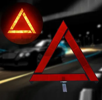 Предупреждающий о аварийной поломке Автомобиля Треугольник Красный Светоотражающий Опасность для безопасности Автомобильный Штатив Сложенный Отражатель знака остановки reflectante