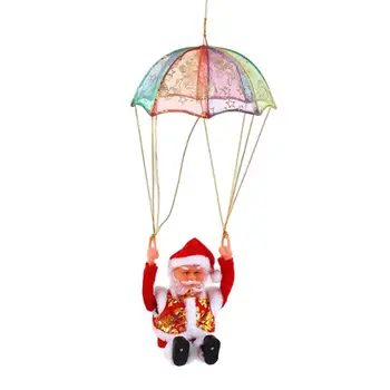 Премиальный Рождественский музыкальный парашют, Праздничный Рождественский орнамент широкого применения, Рождественский Электрический Парашют, Танцующий Санта
