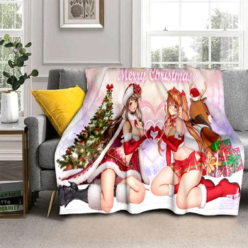 Рождественское красивое одеяло теплый подарок легкое одеяло на заказ Диван одеяло для пикника тонкие одеяла для кроватей пледы