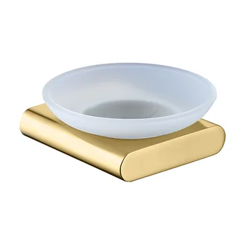 Роскошная корзина для мыла в ванной, настенный держатель для мыльницы, высококачественные аксессуары для ванной комнаты, современный дизайн, матовое золото