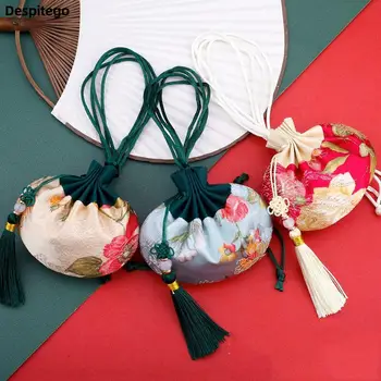 Саше с цветочным узором, Фестиваль лодок-Драконов, Парчовый карман, Ювелирные сумки в этническом стиле, Маленький кошелек, сумка для благословения