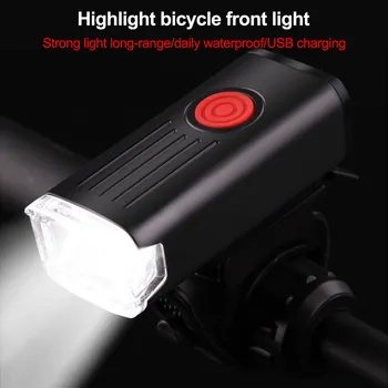 Светодиодный велосипедный фонарь USB перезаряжаемый MTB Передняя лампа для горного шоссейного велосипеда Фонарик Велосипедное снаряжение Аксессуары для велосипедов