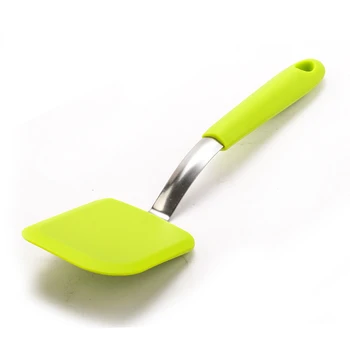 Силиконовая лопатка для сковороды, кухонная лопатка, ложка, термостойкая лопатка, принадлежности для приготовления пищи, кухонные принадлежности