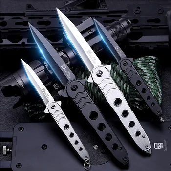 Складной охотничий нож с ультратонким лезвием 7cr17mov, нож для самообороны, нож для выживания, Кемпинг, Рыбалка, Многофункциональный Портативный уличный инструмент