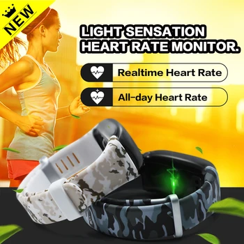 смарт-браслет для мониторинга сердечного ритма по последней моде 2017 года с водонепроницаемым IP67 и ремешком из ТПУ, спортивный смарт-браслет