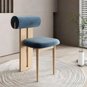 Современный скандинавский дизайнерский стул, Деревянный Небольшой бар, Эргономичный стул для спальни, Элегантная Одноместная уличная мебель Cadeira De Escritorio MZY