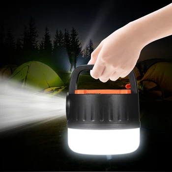 Солнечный светодиодный Фонарь для кемпинга, USB Перезаряжаемый Светильник для палатки, Подвесной светильник для рыбалки на открытом воздухе, пешего туризма, Аварийного Урагана