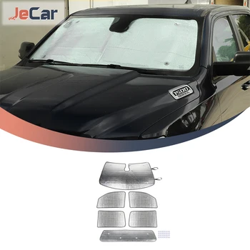 Солнцезащитный козырек на лобовое стекло автомобиля JeCar для Dodge RAM 2018 ГОДА выпуска, Светоотражающий козырек, теплоизоляционный чехол, Автоаксессуары