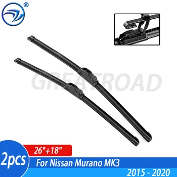 Стеклоочиститель LHD Передние щетки стеклоочистителя для Nissan Murano MK3 2015-2020 Лобовое стекло Переднее стекло 26 