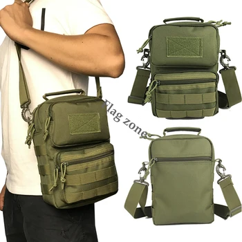 Тактическая сумка, мужские военные сумки через плечо, армейские спортивные сумки Molle, охота на открытом воздухе, Кемпинг, пешие прогулки, рюкзак-слинг