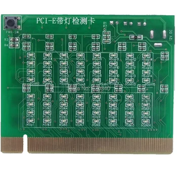 Тестер слотов PCI-E 16X 8X PCI Express для материнской платы Обнаруживает короткое замыкание Южного моста или разомкнутый PCI-E с помощью светового тестера