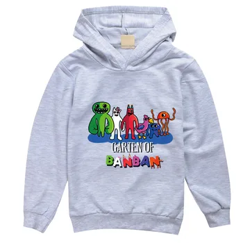 Толстовка Game Garden of Banban, детские пальто с капюшоном, одежда для маленьких девочек, свитер с длинными рукавами для мальчиков-подростков, детский пуловер, толстовка