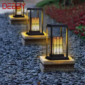 Уличная газонная лампа DEBBY Китайское классическое светодиодное портативное освещение Водонепроницаемое IP65 для электричества Домашний Отель Вилла Садовый декор