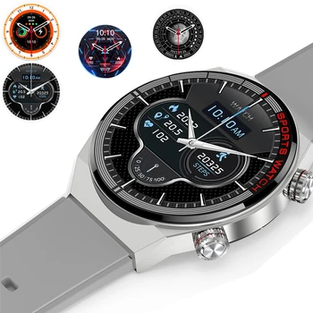 Умные часы мужские 2022 TWS Bluetooth наушники Музыкальный звонок Монитор здоровья Спортивный фитнес с несколькими циферблатами для Samsung Galaxy S9 Infinix