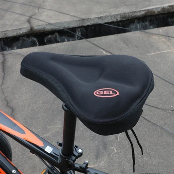 Универсальная 3D гелевая прокладка, мягкий толстый чехол для велосипедного седла, подушка для велосипедного сиденья, защита для сидения на велосипедном сиденье