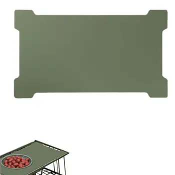 Универсальная столешница для кемпинга, столешница из досок, прямоугольный массивный рабочий стол с гладкими углами, стальная столешница для замены на открытом воздухе