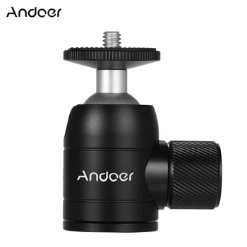 Штатив Andoer с шаровой головкой, поворотный на 360 градусов, штатив для фотосъемки, совместимый со штативом для зеркальной камеры, монопод для селфи